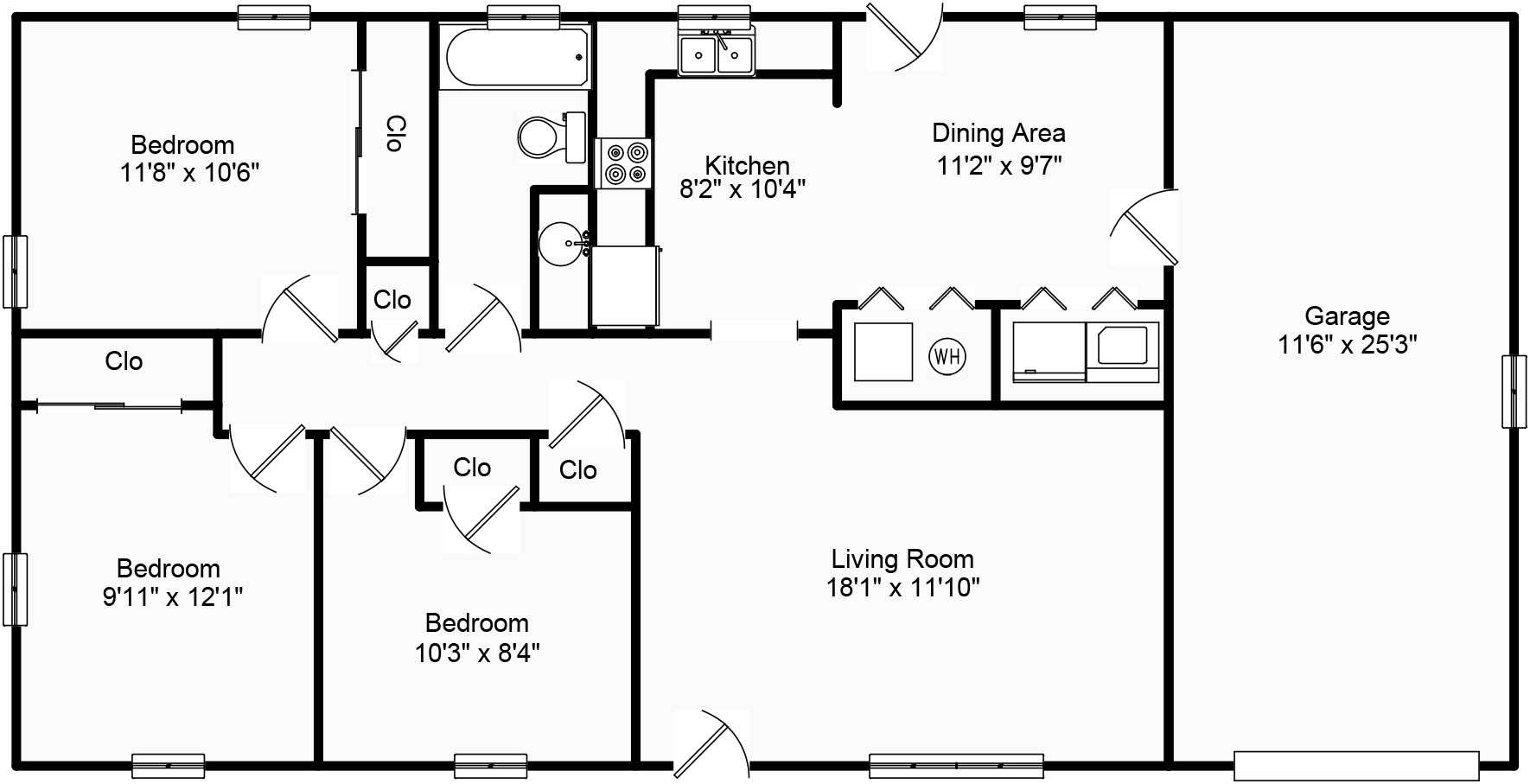 2458 Quail Drive, Decatur, IL Floorplan
